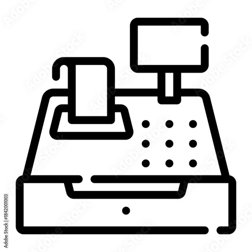 cashier line icon