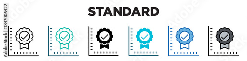 Standard Single Icon Pack Multistyle Editable Stroke