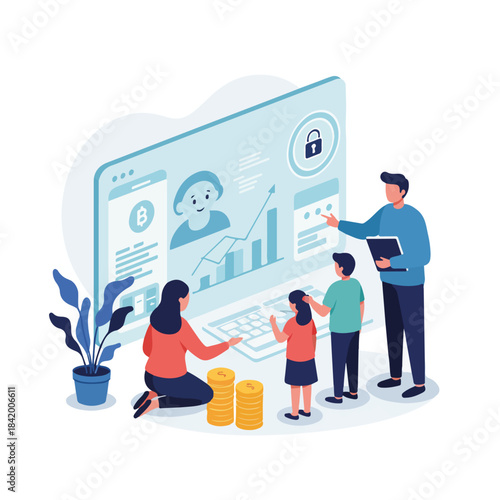 Empowering Families: Secure Digital Financial Management and Intergenerational Wealth Planning