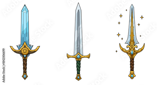 Enchanted and Ornate Swords for Fantasy Adventures