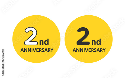 2nd。2周年。アニバーサリー。anniversary。2nd. 2nd anniversary. Anniversary. anniversary.