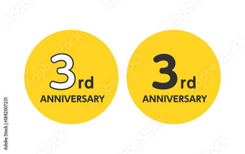 3rd。3周年。アニバーサリー。anniversary。3rd. 3rd anniversary. Anniversary. anniversary.