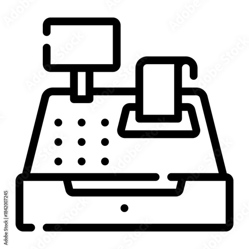 cashier line icon