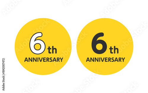 6th。6周年。アニバーサリー。anniversary。6th. 6th anniversary. Anniversary. anniversary.