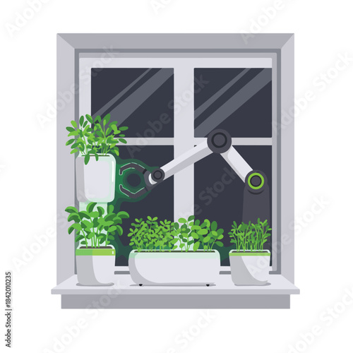 Smart Home Automation for Urban Gardening: Robotic Arm Nurturing Indoor Plants with Precision Technology