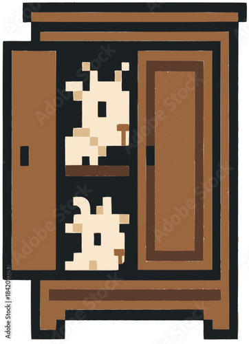 숨어있는 아기염소