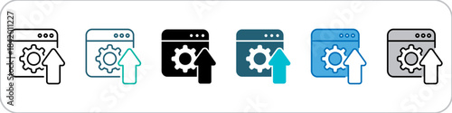 Optimization Icon Single Pack Multistyle