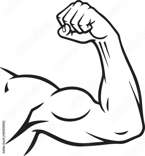 hand holding dumbbell and bottle illustration vector cartoon icon design