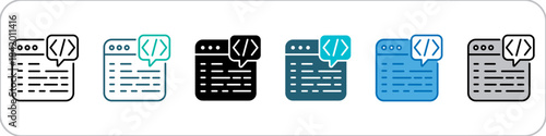 Coding Icon Single Pack Multistyle
