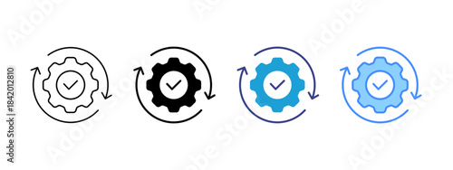 Resolved   icon set multiple style collection