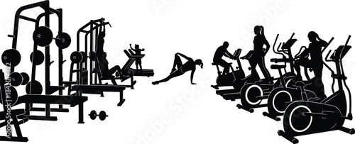 Black Silhouette of a Happy Christmas Elf or Santa's Helper in Hat, Holding a Glass of Milk or Beer, Isolated Vector Illustration for Holiday and Character Concepts