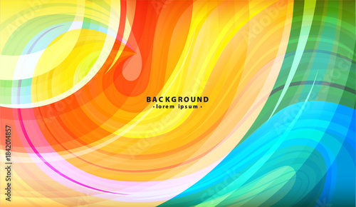 Swirling abstract colorful background suitable for vibrant designs, posters, digital art, and creative projects needing dynamic visuals and energy.