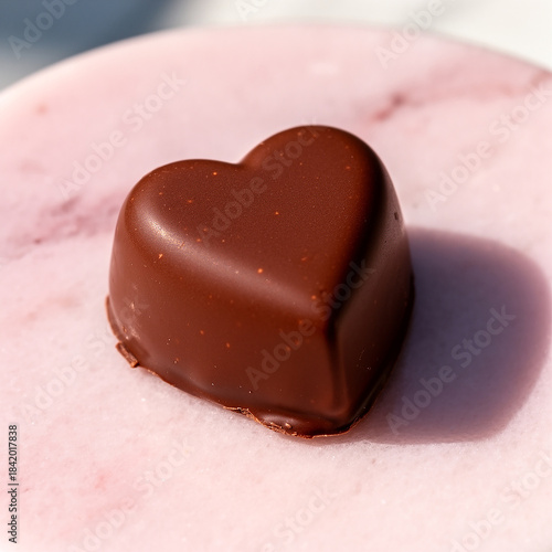 heart shaped chocolate candy