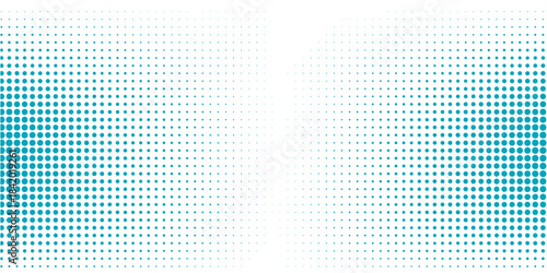 Halftone gradient. Dotted gradient, smooth dots spraying and halftones dot background seamless horizontal geometric pattern vector template set modern circle background modern