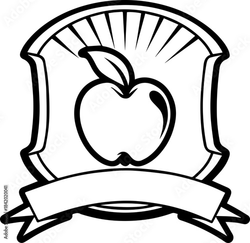 
SVG vector illustration of fruit-themed product labels and packaging elements.Black and White Pineapple Line Art Illustration