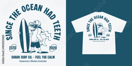 Vintage illustration of Surf club vector t shirt design, vector graphic, typographic poster or tshirts street wear and Urban style