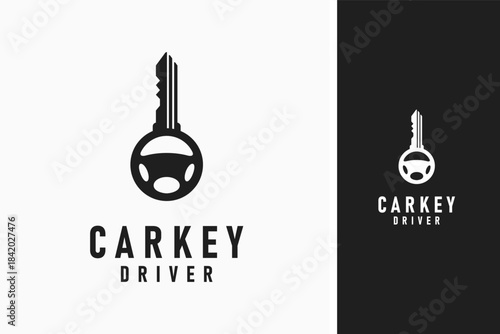 Car key logo symbol icon design