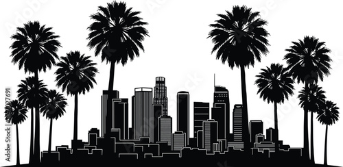 Black Silhouette Set of Traditional Japanese Samurai or Ronin Warriors in Dynamic Action Poses with Katanas, Isolated Vector Illustration for Martial Arts and History Concepts