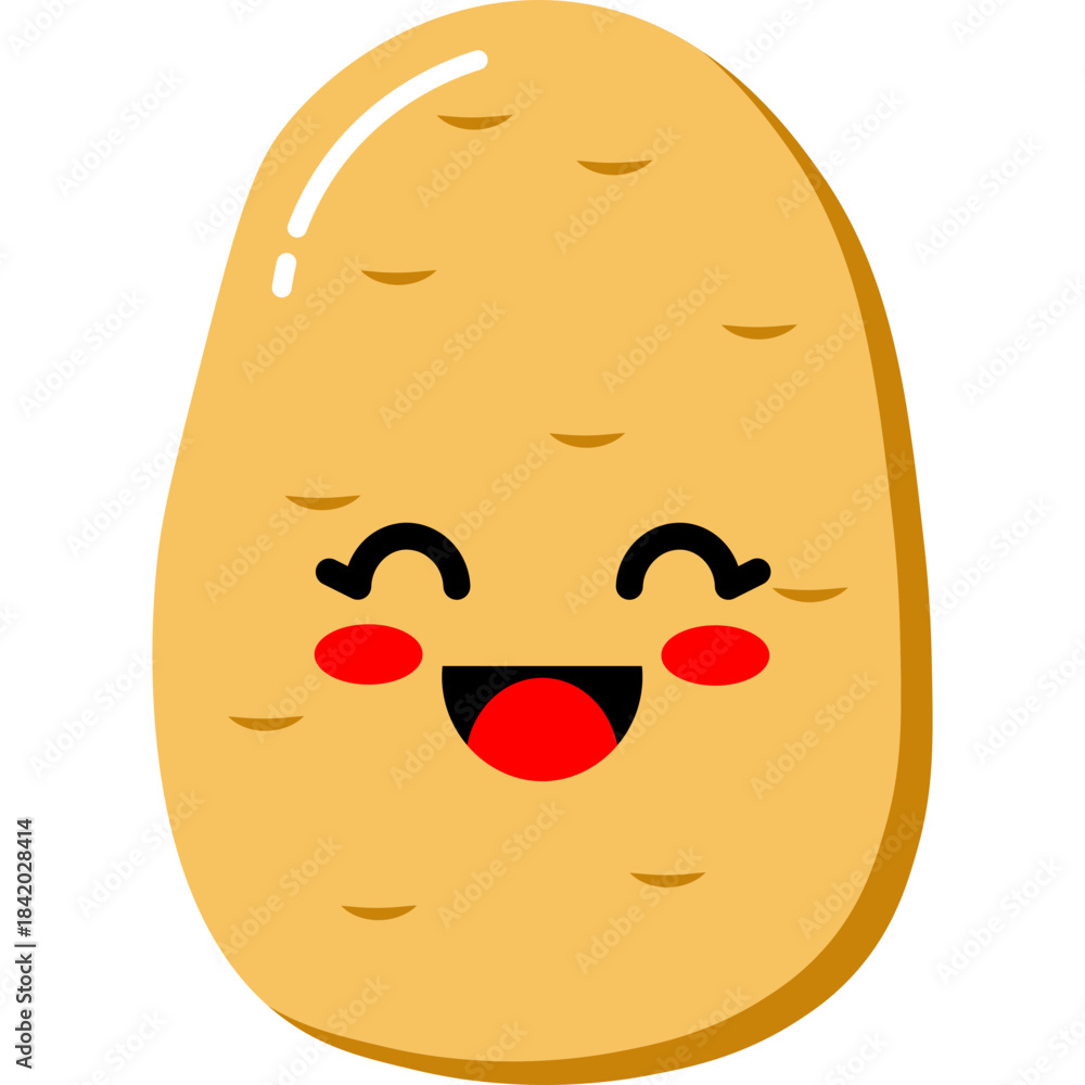 Fototapeta premium Cute Potato Character