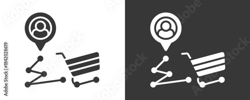 Customer Journey Icon Set Vector Collection Isolated In Black And White
