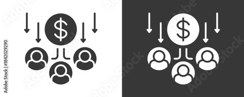 Sharing Economy Icon Set Vector Collection Isolated In Black And White