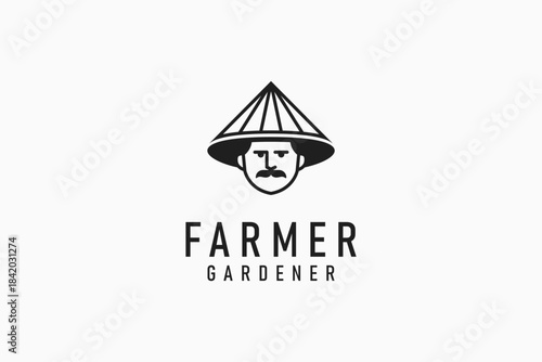 Farmer logo symbol icon design