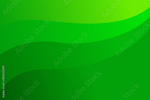 Eco Green Abstract Background with Soft Gradient Leaves