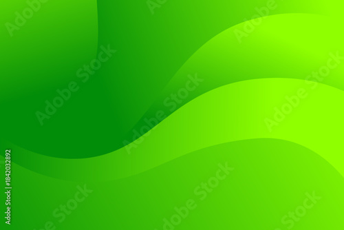 Eco Green Abstract Background with Soft Gradient Leaves