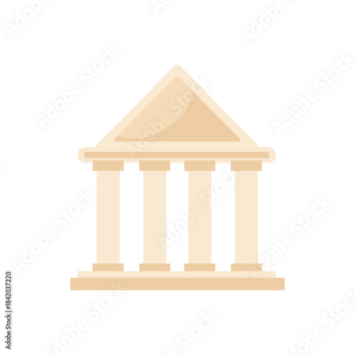 Court Building Illustration