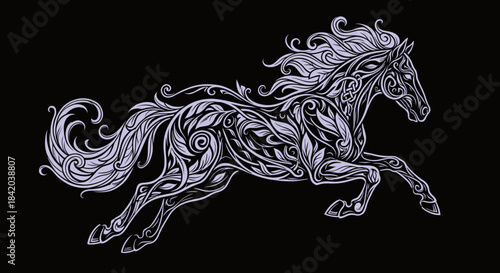 illustration of a mythic horse