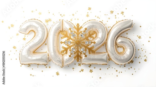 Antique vintage golden illustration of a Christmas metal door frame with an ornamental vector art design pattern