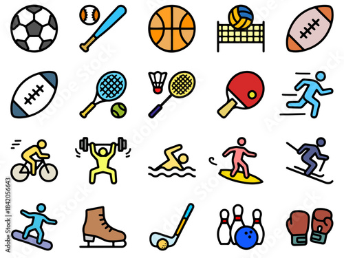 Sports icon collection