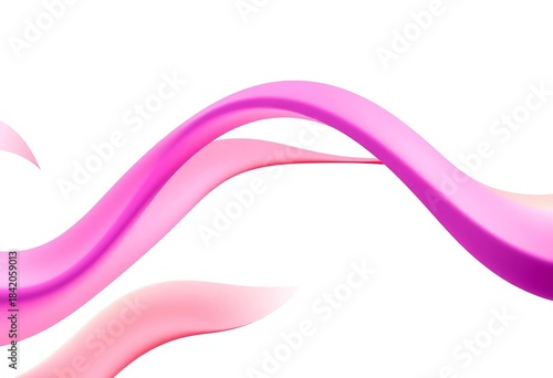 Elongated, fluid forms with soft, diffuse edges against a bright background, creating a sense of dynamic movement and subtle grace,  design,  serenity