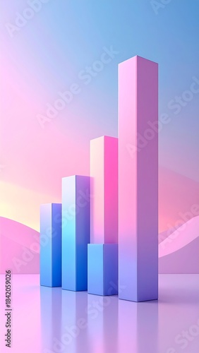 Free Download Pastel-colored chart displays data visually - GFXLoad