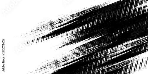 Glitch distorted grunge layer . Noise destroyed texture . Trendy defect error shapes . 