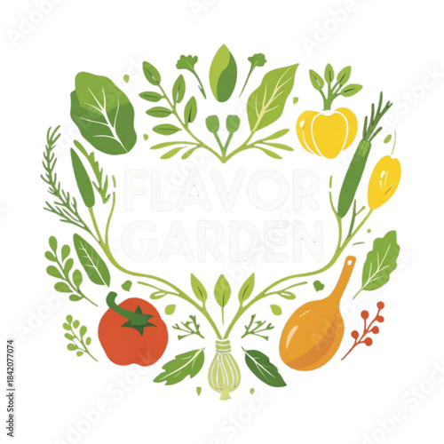 vector illustration of vegetables