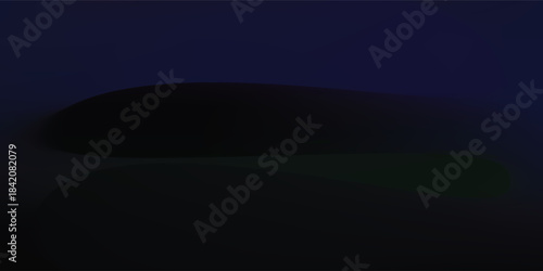 Dark silhouette of a car against a deep blue background showcasing sleek lines and a mysterious aura.