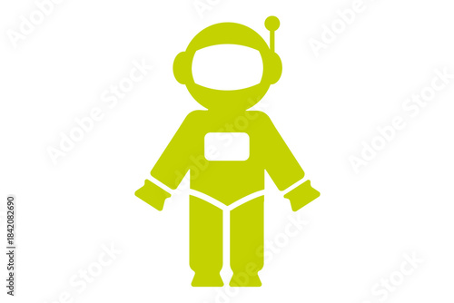 Cute Astronaut Icon Vector