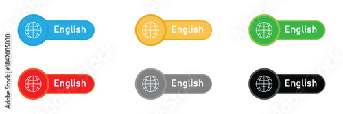 Translate vector icon. Change language button isolated on transparent background. Element for web, mobile or user interface. Vector illustration. Vector Illustration .EPS 10 .