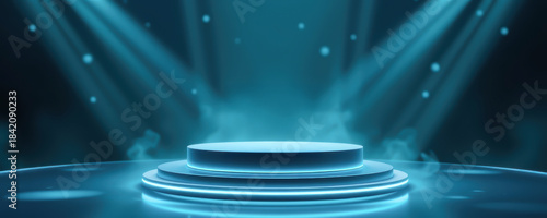 Futuristic Wireless Earbuds Elegant Light Show