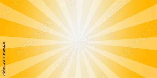 Light orange white Sunburst background. Stylish illustration modern trend color. template summer concept. PaleTurquoise Sunburst for the background. abstract graphic texture speed line motion vector.	