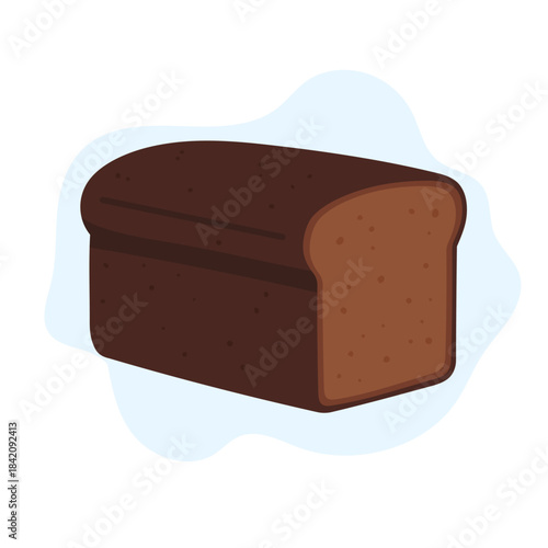 Rustic bakery scene featuring rich darkbread loaf in deep tones, darkbread texture adding wholesome artisan vibe ideal for recipe visuals, menus and packaging themes.