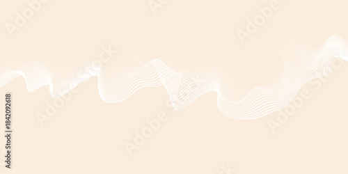 Abstract brown wave pattern with thin lines on a white background ,Abstract smooth curve style line design brown wave curve line ,abstract gradient and brown wave curve lines,