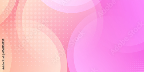 Gradient pink and orange background with dotted texture. The background blends pink and orange hues with a modern, abstract style. Geometric gradient background vector. Pink background.