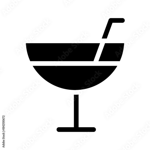 cocktail glyph icon