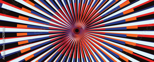 Futuristic data flow. Explosion effect. Sci-fi Motion wallpaper. Neon Glowing Rays in Motion. Hyper Speed Space Travel Concept.