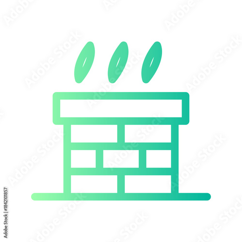 chimney gradient icon