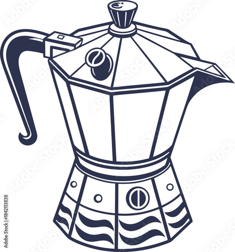 coffee maker vector illustration