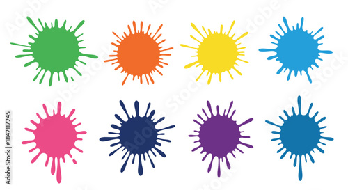 A vibrant vector set of diverse cartoon germs, bacteria, and virus microorganisms, featuring fun shapes perfect for medical presentations, hygiene, and children's education materials