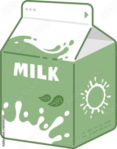 말차우유,맛차우유,말차맛,녹차우유,녹차맛,말차우유 일러스트,matcha milk, green tea milk, flavored milk, matcha drink, green milk